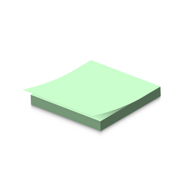 Mark Samolepljivi listići Mark 100lis, 75x75mm zeleni