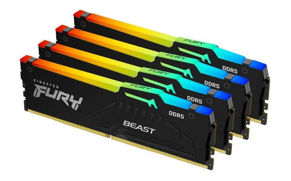 Kingston DDR5 64GB Fury Beast RGB Memorijski Kit 6000MHz