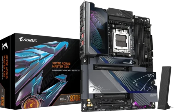 Gigabyte AM5 X870E AORUS MASTER X3D Matična Ploča