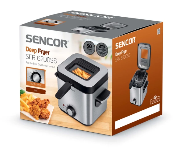 Sencor Friteza Sencor SFR 6200SS/1.5L/900W/inox