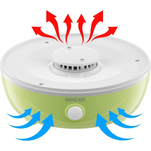 Sencor Dehidrator hrane Sencor SFD 757GG/250W/5 polica/belo zelena