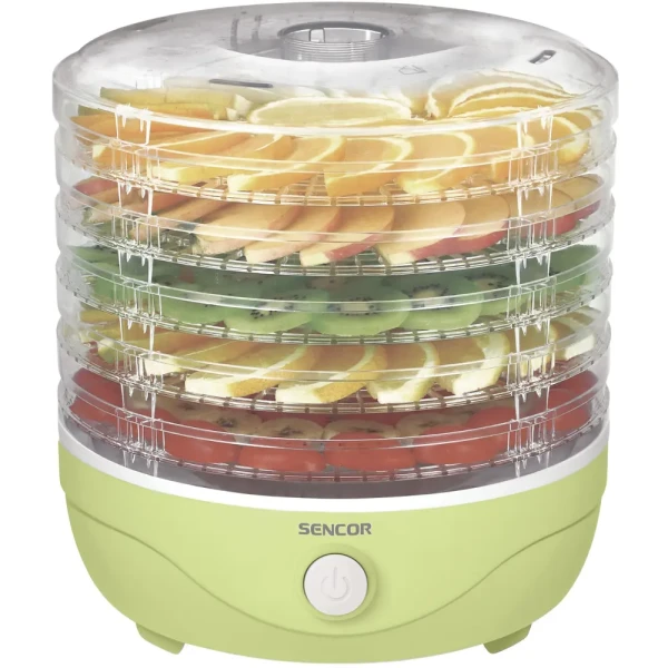 Sencor Dehidrator hrane Sencor SFD 757GG/250W/5 polica/belo zelena