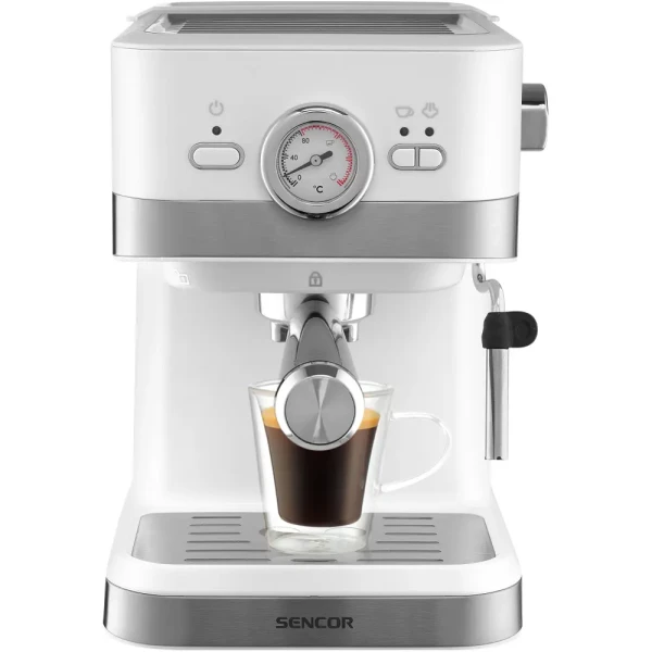 Sencor Aparat za espresso Sencor SES 1720WH/mlevena/1.5L/1050W/bela
