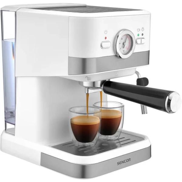 Sencor Aparat za espresso Sencor SES 1720WH/mlevena/1.5L/1050W/bela