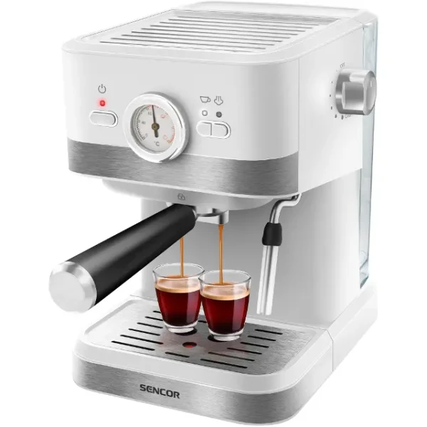 Sencor Aparat za espresso Sencor SES 1720WH/mlevena/1.5L/1050W/bela