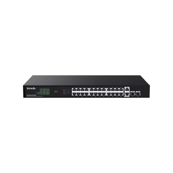 TENDA Svič 10/100/1000 26-port + 2SFP Tenda TEG1128P-24-250W/24-Port PoE