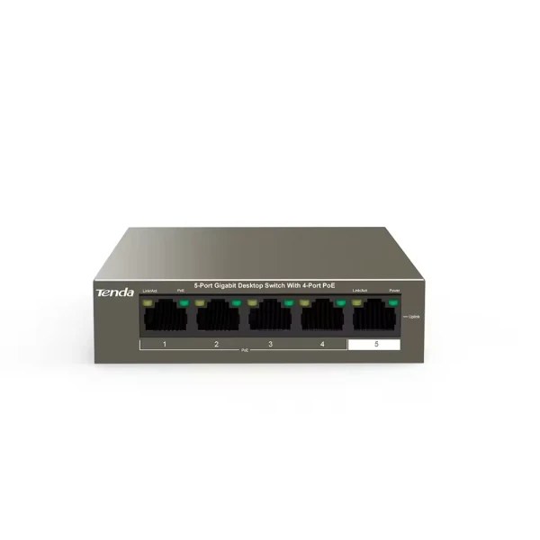 TENDA Svič 10/100/1000 5-port TEG1105P-4/4 PoE Port/63W