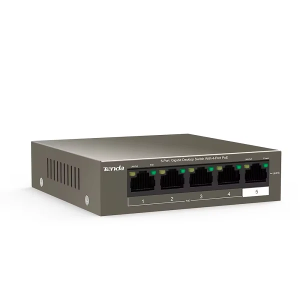 TENDA Svič 10/100/1000 5-port TEG1105P-4/4 PoE Port/63W