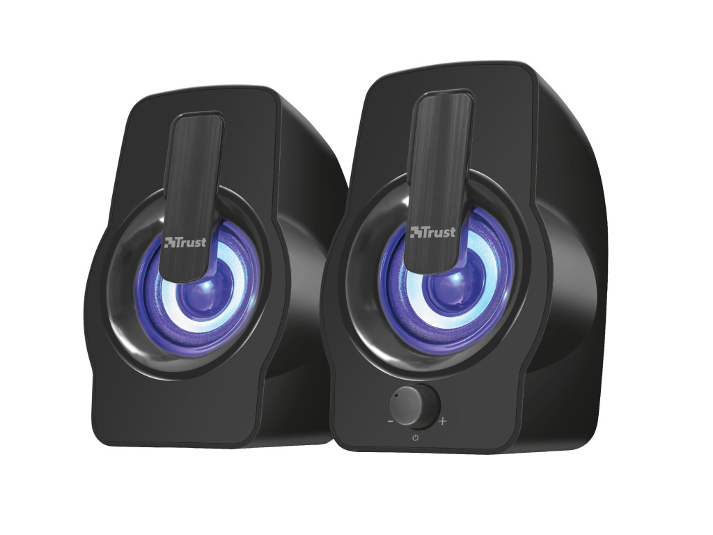 Zvucnik TRUST Gemi 2.0/12W(6W RMS)/ RGB/crna