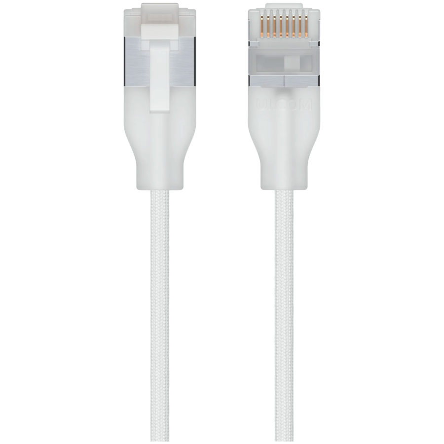 Ubiquiti UniFi Ct6 brided ptch cble with trnslucent booted RJ45 for Etherlighting 10 GbE