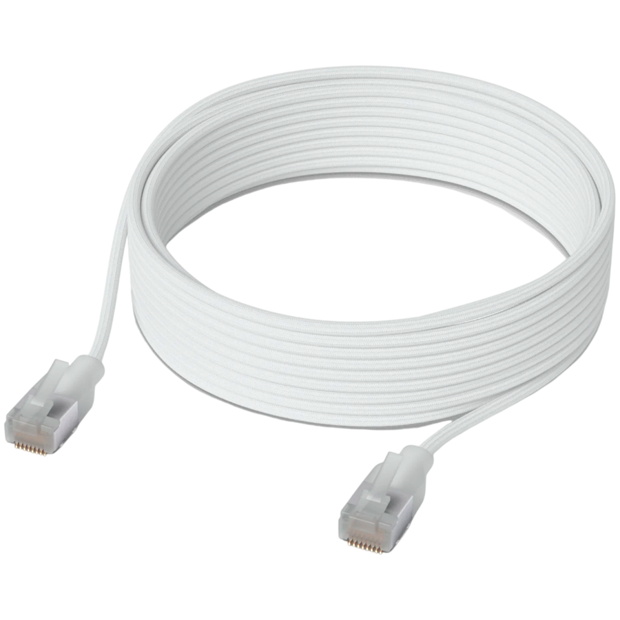 Ubiquiti UniFi Ct6 brided ptch cble with trnslucent booted RJ45 for Etherlighting 10 GbE