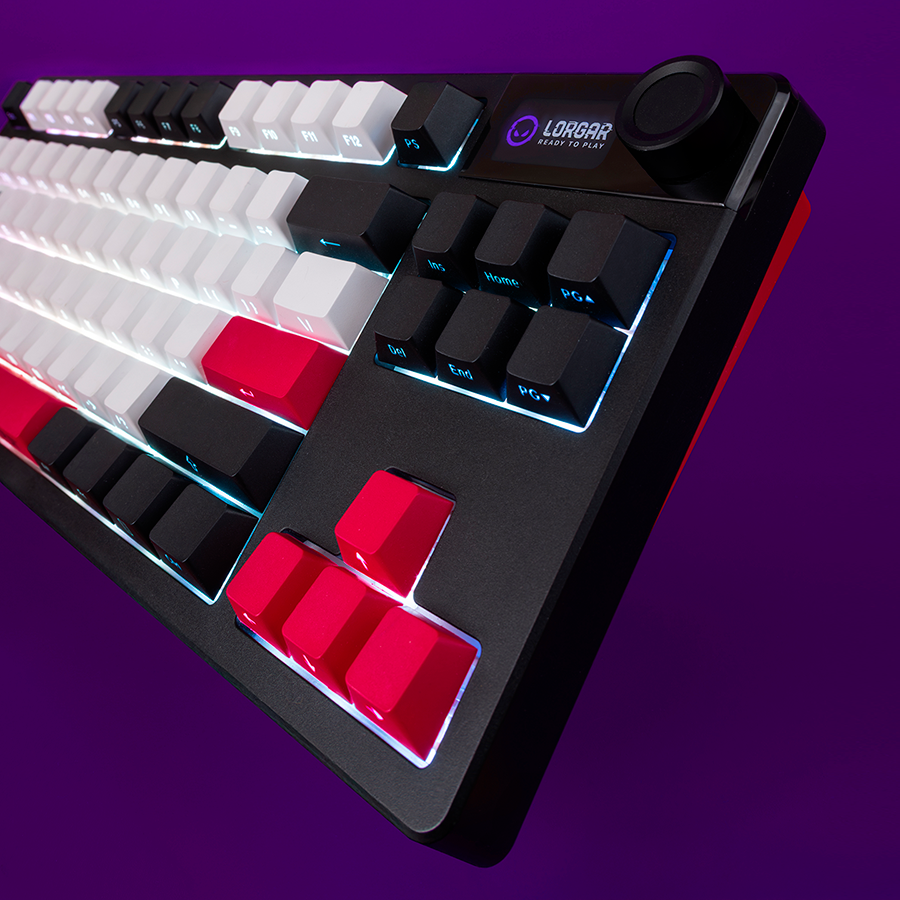 LORGAR KBP70TKLW, Wireless TKL Mechanical Gaming Keyboard Pro, Beige, EN layout