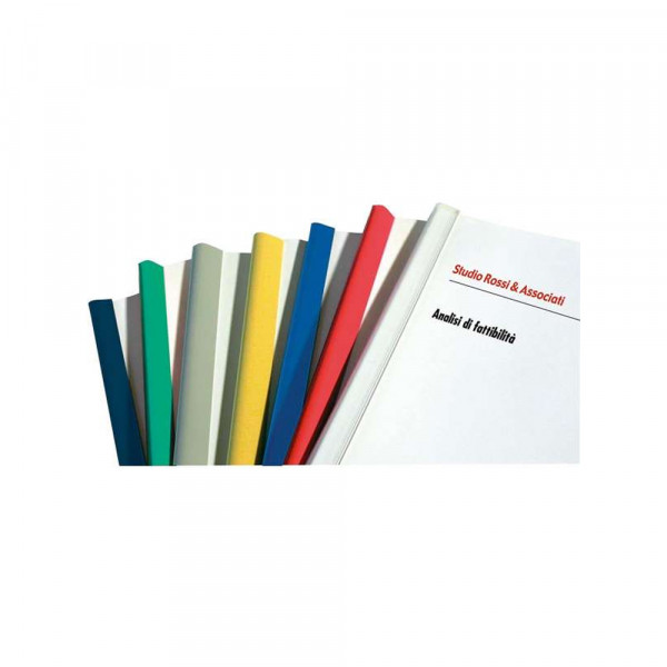 Fellowes Lajsna za klizno koričenje Fellowes 6 mm bela 1/50