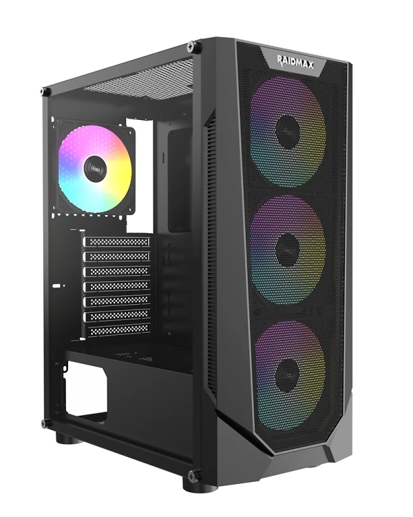 RAIDMAX Kućište Raidmax Vector V155 RGB Black, V155TBS