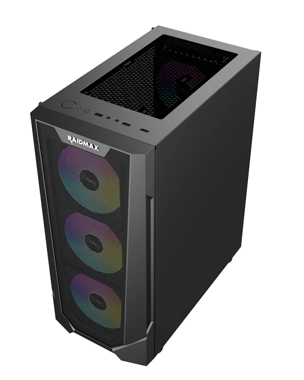 RAIDMAX Kućište Raidmax Vector V155 RGB Black, V155TBS
