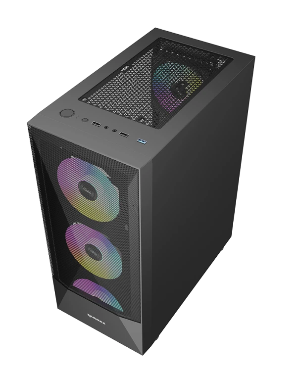 RAIDMAX Kućište Raidmax Vector V153 RGB Black, V153TBS
