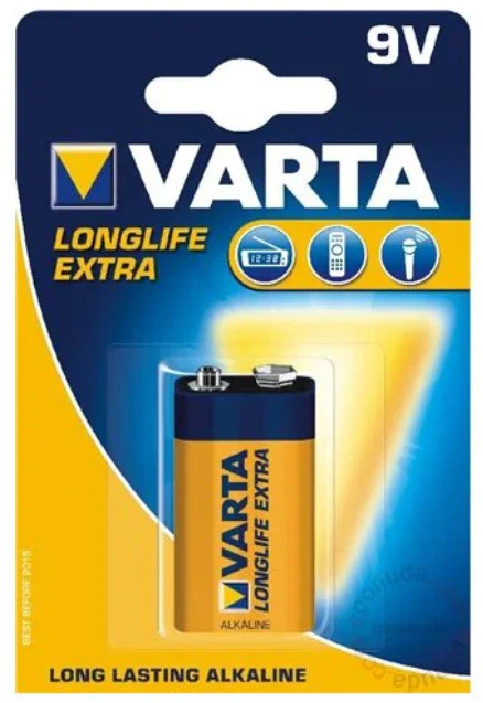 Varta Baterija Varta 9V,  6LR61-VA-IND