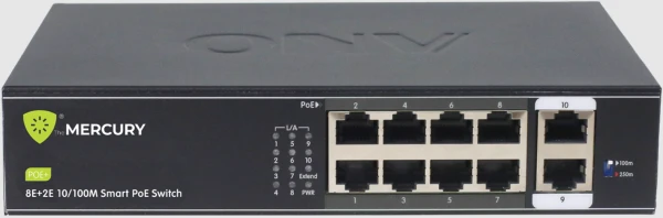 Razno LAN Switch Mercury H1108PL PoE 10/100Mbps