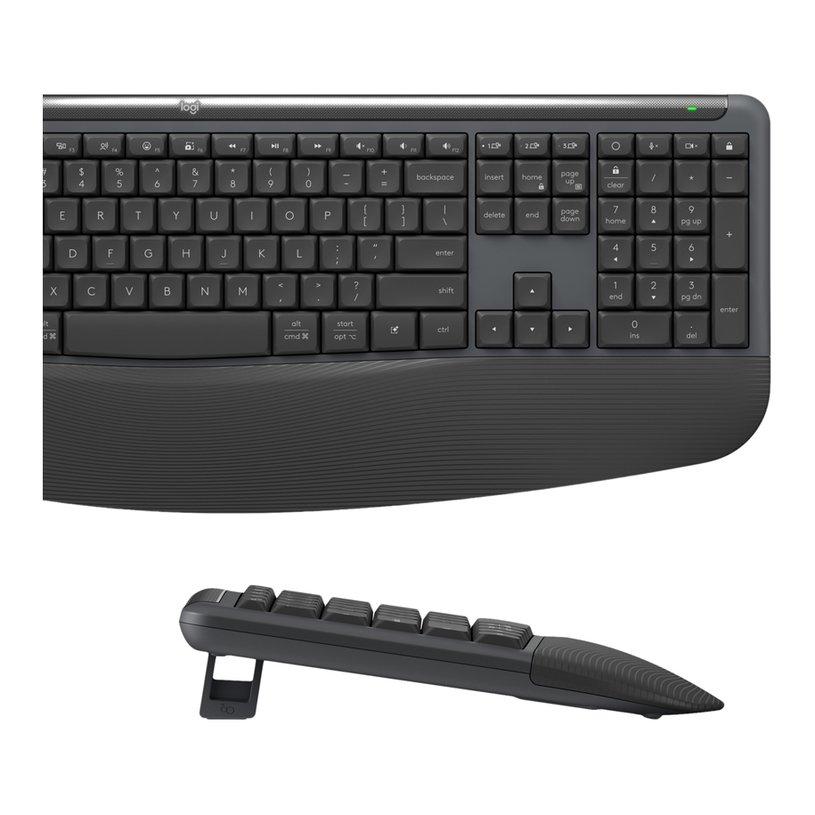 Logitech MK880 Signature Comfort Plus Wireless Desktop US, Graphite