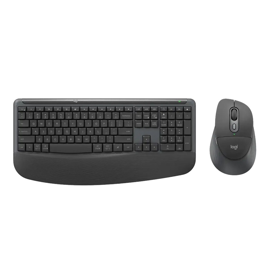 Logitech MK880 Signature Comfort Plus Wireless Desktop YU, Graphite