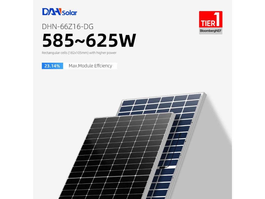 PV modul DAH Solar,620W,66Z16/DG,N Tip,2382mm