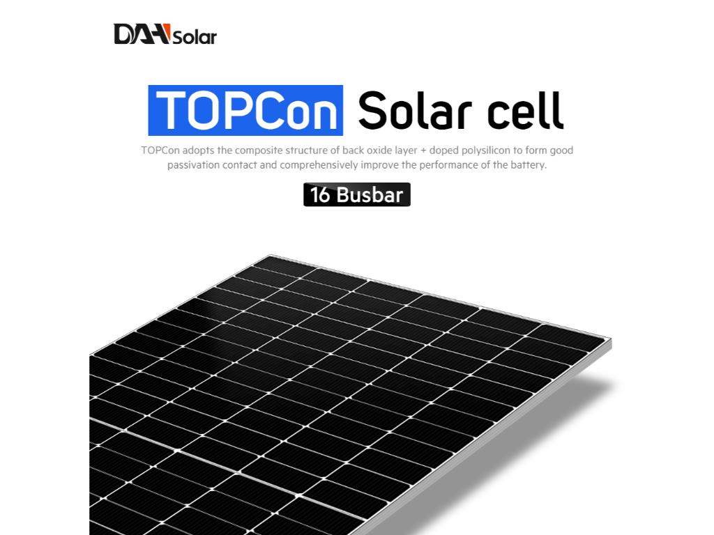 PV modul DAH Solar,590W,72X16/DG,N Tip,1250mm