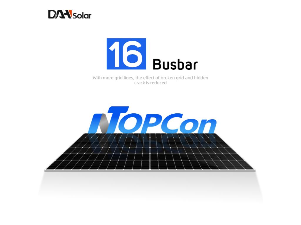 PV modul DAH Solar,590W,72X16/DG,N Tip,1250mm
