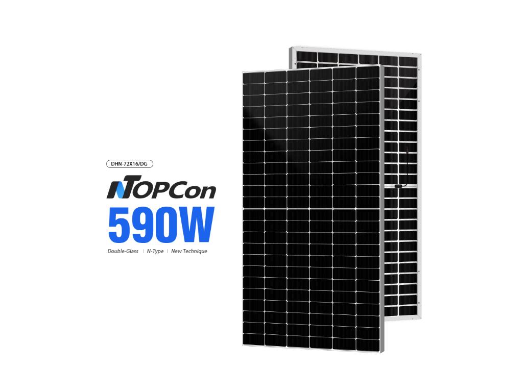 PV modul DAH Solar,590W,72X16/DG,N Tip,1250mm