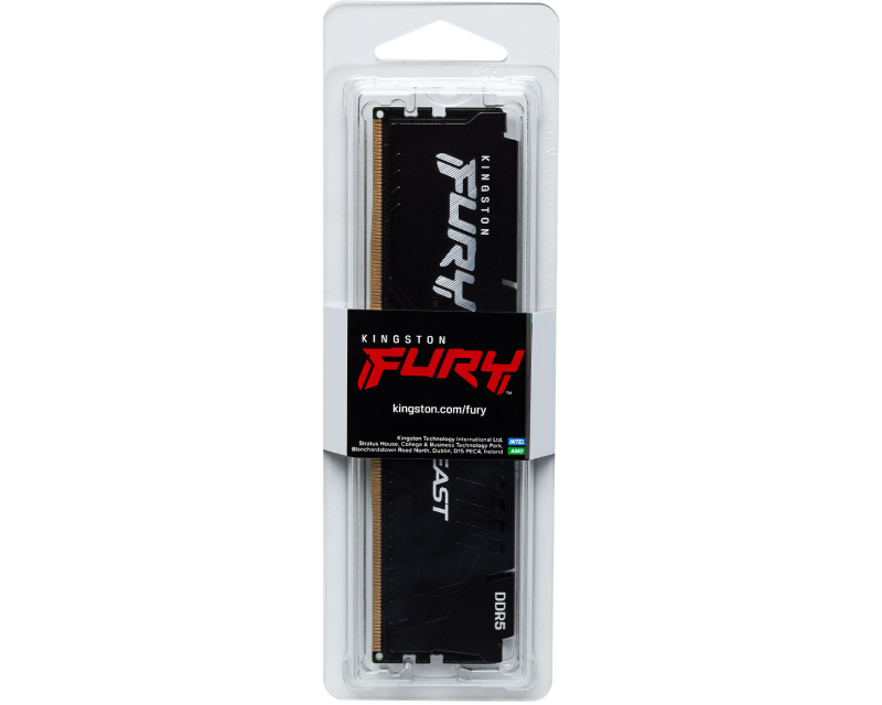 KINGSTON DIMM DDR5 64GB 5600MT/s KF556C40BB-64 FURY Beast Black EXPO