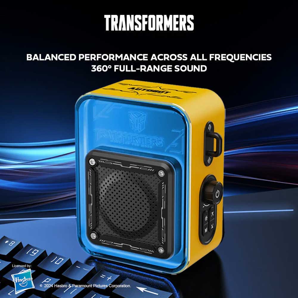Transformers Portable Speaker TF-Y02 Yellow