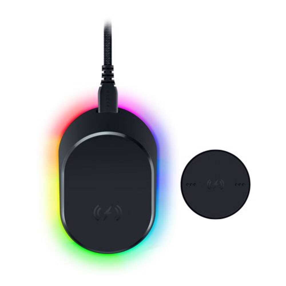 Razer Mouse Dock Pro + Wireless Charging Puck Bundle