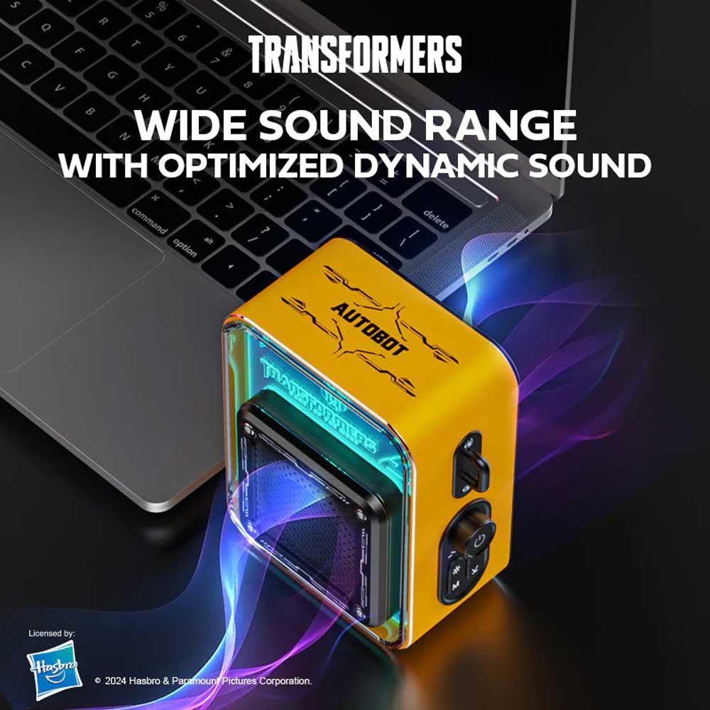 Transformers Portable Speaker TF-Y02 Yellow