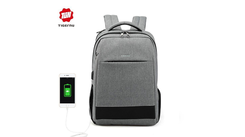 Tigernu Ranac za laptop T-B3516 15.6" Grey