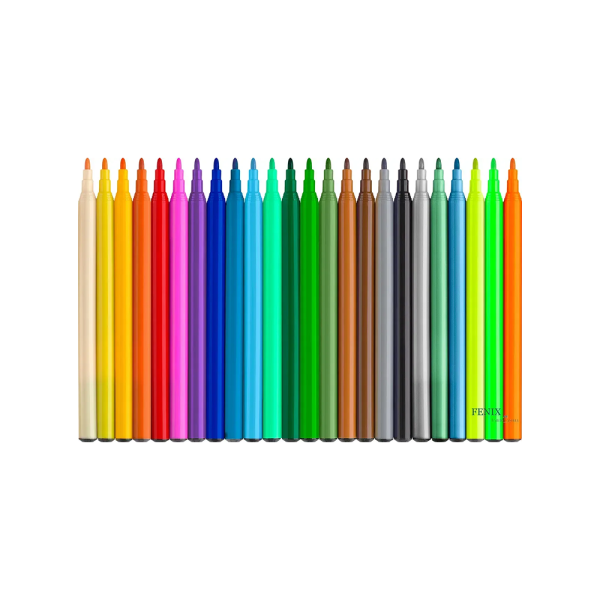 Flomaster školski Faber Castell 1/18+6 Dinosaur 554222