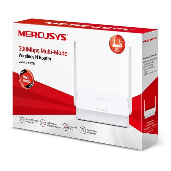 Mercusys LAN Ruter MW302R Wireless N 300Mbps