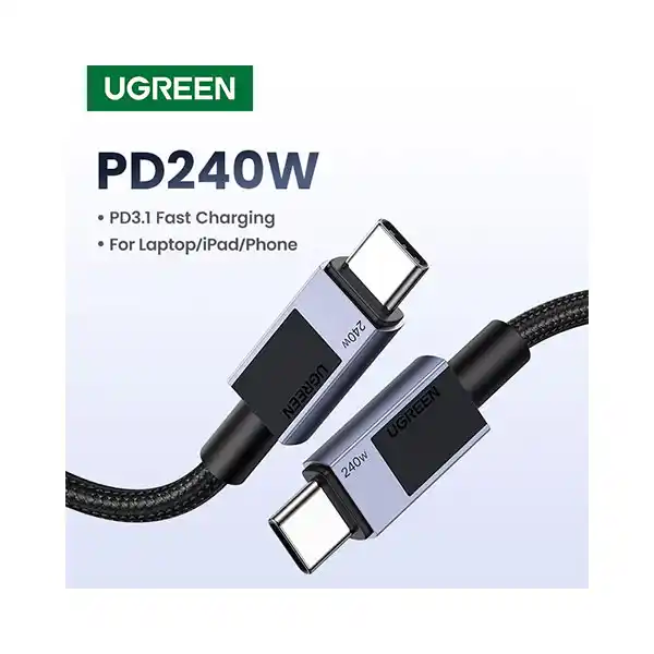 Kettz Kabl USB Tip C-Tip C Ugreen L513 240W 1m brzo punjenje