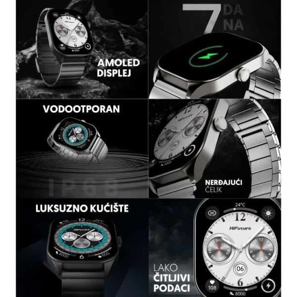 Smart Watch Hifuture Fit Apex Silver