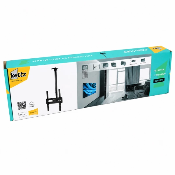 Kettz Nosač za TV Kettz CER-11PF 32-75/vesa max 400x400/45kg/plafonski