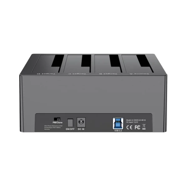 HDD Docking station USB 3.2 4xSSD/HDD  LC-DOCK-U3-4B-V2 Beli