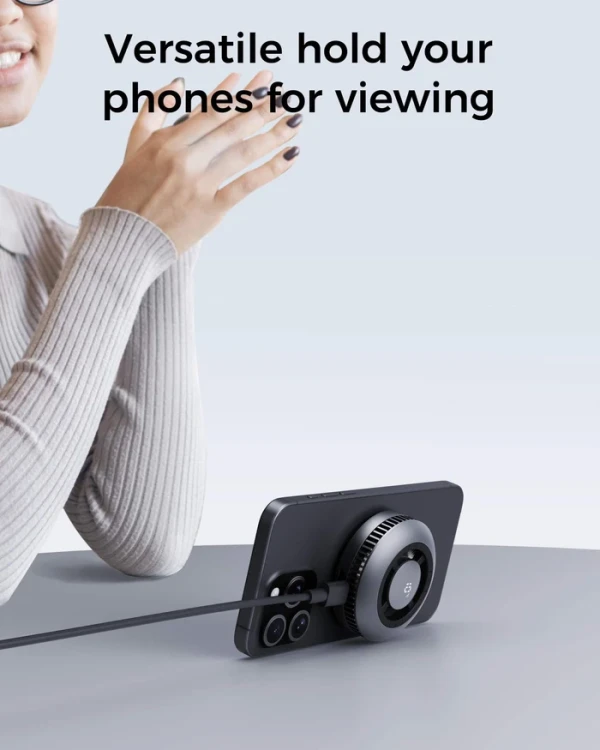 Aukey Bežični punjač sa aktivnim hlađenjem Aukey LC-G10 Qi2 15W