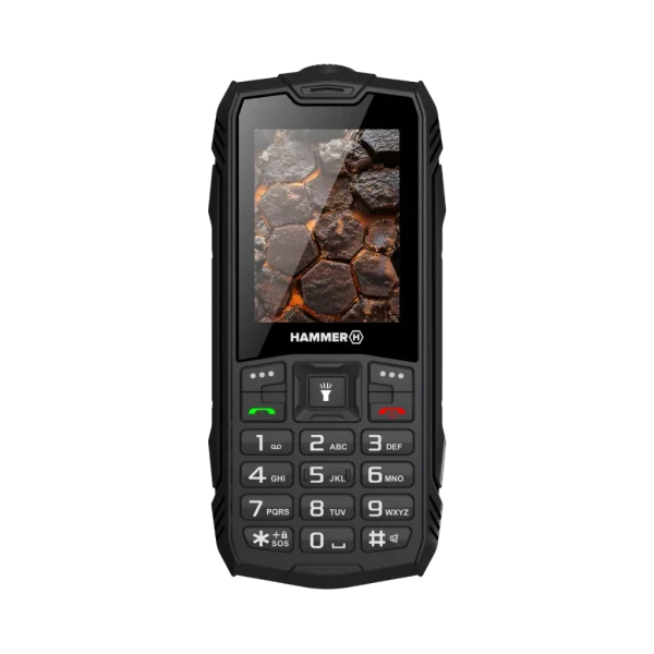 Mobilni telefon Hammer ROCK LTE Black IP68