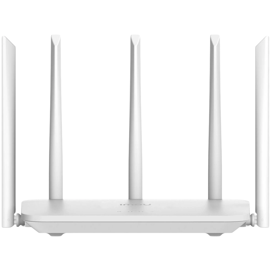 IMOU Dual-band Wi-Fi 6 Router, speed up to 3Gbps (574+2402Mbps), 5 external 5dBi antennas, 1x Gigabit WAN, 3x Gigabit LAN, “Imou-Link” Mesh
