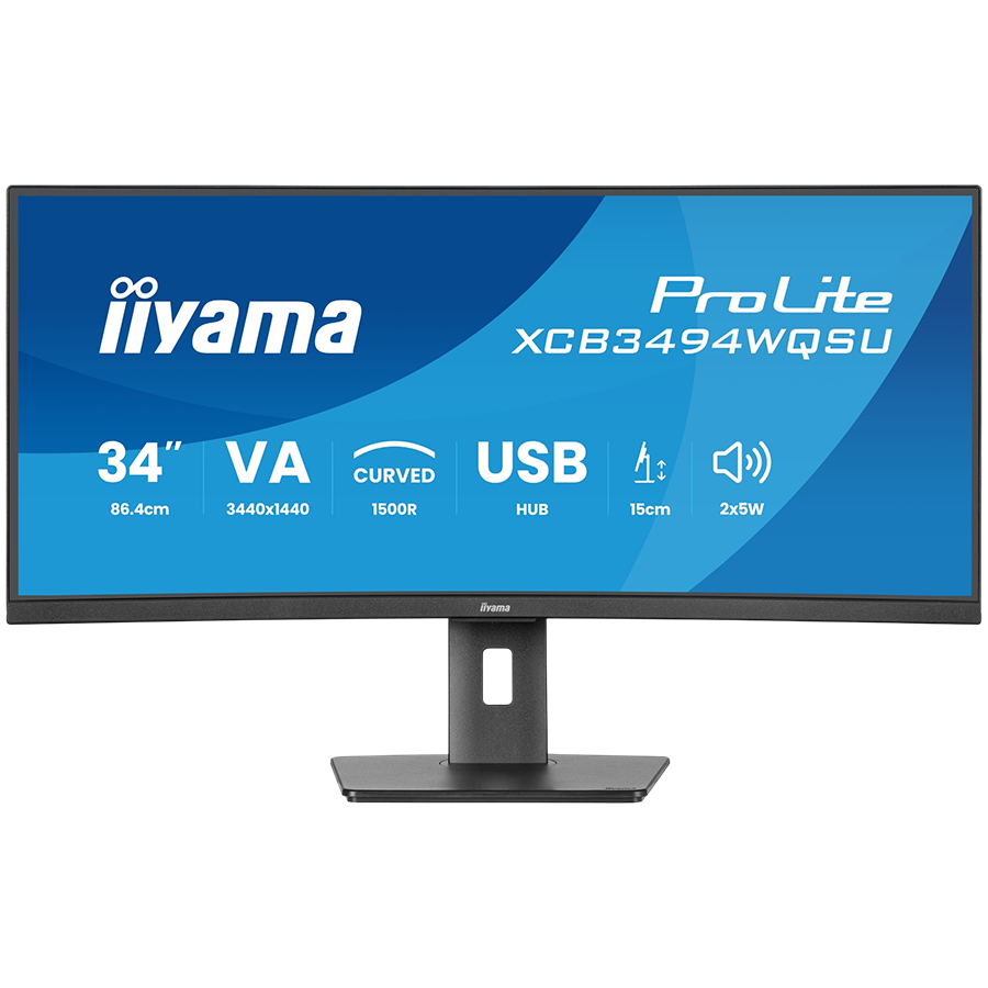 Iiyama XCB3494WQSU-B1 LED monitor curved 34 UWQHD