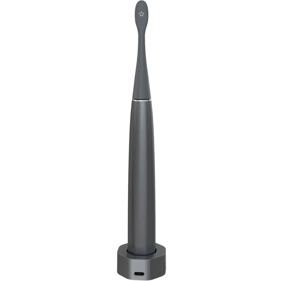 Aeno Wireless Tooth Brush, Grey, 3 Brush Heads, 1400mAh, Function: Soft, Clean, Massage, White, Sweep