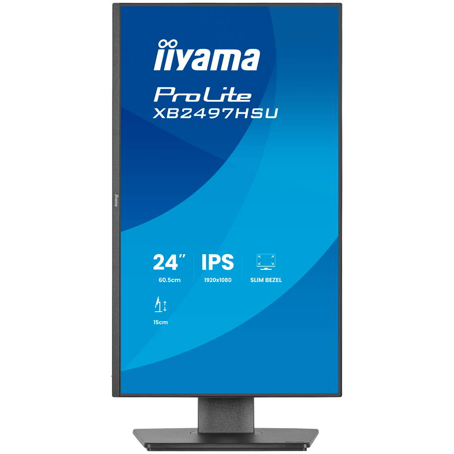 24 IPS-panel, 1920x1080 120Hz, EyeComfort, 15cm Height Adj. Stand, Speakers, HDMI, DisplayPort, 1ms MPRT, USB 2x 3.2+2x C