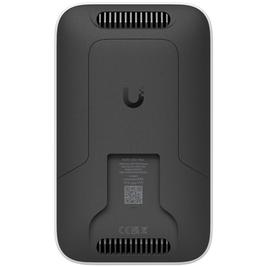 Ubiquiti UniFi U5G-Max high-performance 5G (3.4 Gbps) modem for any Unifi deployment. Instantly adopt through any UniFi PoE port, it delivers automatic setup, dual SIM/eSIM, and seamless failover