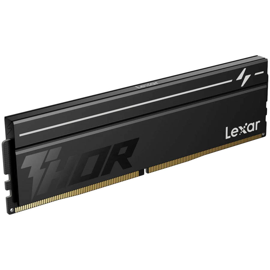 Lexar THOR 2.0 8GB DDR5 6000 CL38 1.3V Memory with heatsink, Single pack, Black Color