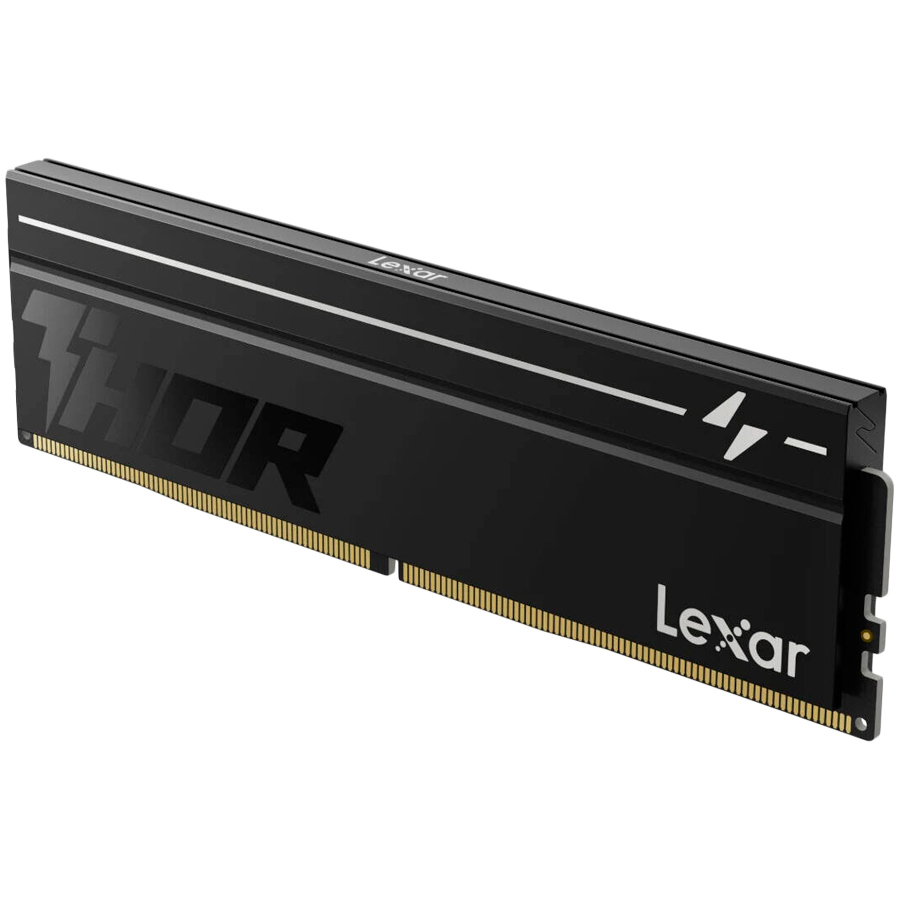 Lexar THOR 2.0 8GB DDR5 6000 CL38 1.3V Memory with heatsink, Single pack, Black Color