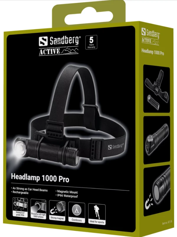 Sandberg 421-36 Headlamp 1000 Pro
