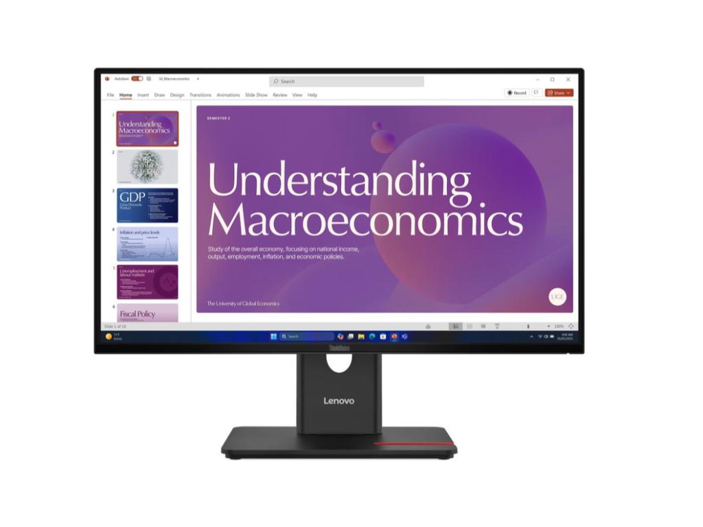 Lenovo ThinkVision T24D-40 Monitor, 23.8" IPS, 1920x1080, 120Hz